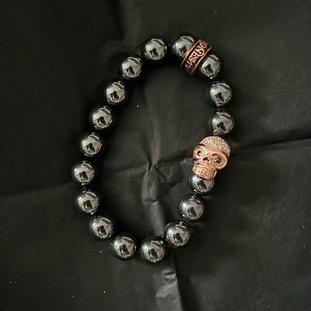 Authentic Honesty Skull Bracelet, worn very minimally. Smoke-free home.
